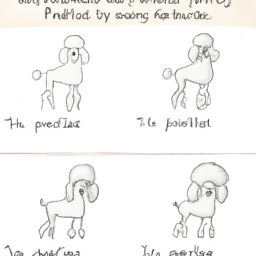 How To Draw A Poodle - A Step By Step Drawing Guide - Custom Paint By Numbers