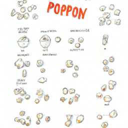 How To Draw A Popcorn - A Step By Step Drawing Guide - Custom Paint By Numbers