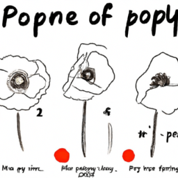 How To Draw A Poppy - A Step By Step Drawing Guide – Custom Paint By ...