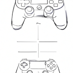 How To Draw A Ps4-Controller - A Step By Step Drawing Guide - Custom Paint By Numbers