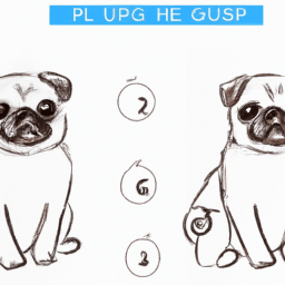 How To Draw A Pug - A Step By Step Drawing Guide - Custom Paint By Numbers