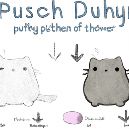 How To Draw A Pusheen-Cat - A Step By Step Drawing Guide - Custom Paint By Numbers