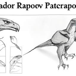 How To Draw A Raptor - A Step By Step Drawing Guide - Custom Paint By Numbers