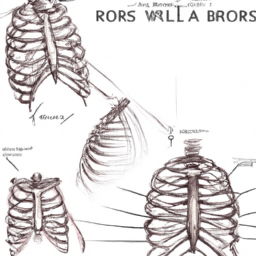 How To Draw A Rib-Cage - A Step By Step Drawing Guide - Custom Paint By Numbers