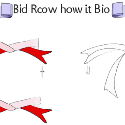 How To Draw A Ribbon - A Step By Step Drawing Guide - Custom Paint By Numbers