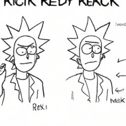 Rick Roberts Drawing How to Draw a Rick | Simple Beginner Drawing Guide – Custom Paint By ...