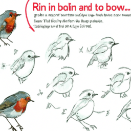 How To Draw A Robin - A Step By Step Drawing Guide - Custom Paint By Numbers