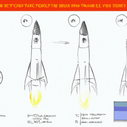 How To Draw A Rocket-Ship - A Step By Step Drawing Guide - Custom Paint By Numbers