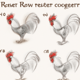 How To Draw A Rooster - A Step By Step Drawing Guide - Custom Paint By Numbers