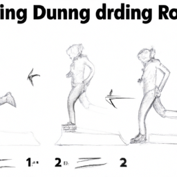 How To Draw A Running - A Step By Step Drawing Guide - Custom Paint By Numbers