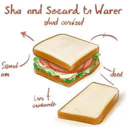 How To Draw A Sandwich - A Step By Step Drawing Guide - Custom Paint By Numbers