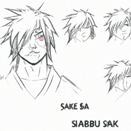 How To Draw A Sasuke - A Step By Step Drawing Guide - Custom Paint By Numbers