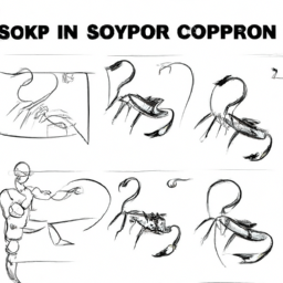 How To Draw A Scorpion-From-Mortal-Kombat - A Step By Step Drawing Guide - Custom Paint By Numbers