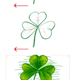 How To Draw A Shamrock - A Step By Step Drawing Guide - Custom Paint By Numbers