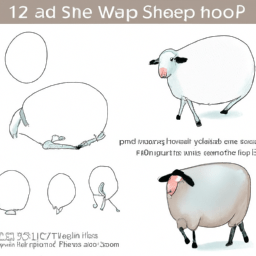 How To Draw A Sheep - A Step By Step Drawing Guide - Custom Paint By Numbers