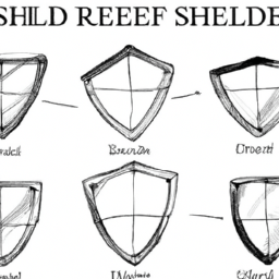 How To Draw A Shield - A Step By Step Drawing Guide - Custom Paint By Numbers