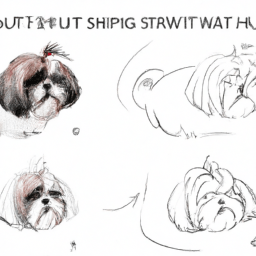 How To Draw A Shih-Tzu - A Step By Step Drawing Guide - Custom Paint By Numbers