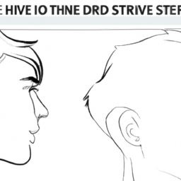 How To Draw A Side-Profile - A Step By Step Drawing Guide - Custom Paint By Numbers