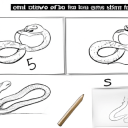 How To Draw A Snake - A Step By Step Drawing Guide - Custom Paint By Numbers