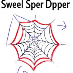 How To Draw A Spiderweb - A Step By Step Drawing Guide β Custom Paint ...
