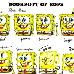 How To Draw A Spongebob-Characters - A Step By Step Drawing Guide - Custom Paint By Numbers