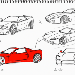 How To Draw A Sports-Car - A Step By Step Drawing Guide - Custom Paint By Numbers