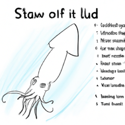 How To Draw A Squid - A Step By Step Drawing Guide - Custom Paint By Numbers