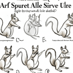 How To Draw A Squirrel - A Step By Step Drawing Guide - Custom Paint By Numbers