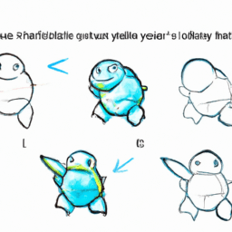 How To Draw A Squirtle - A Step By Step Drawing Guide - Custom Paint By Numbers