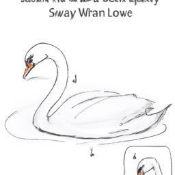 How To Draw A Swan - A Step By Step Drawing Guide - Custom Paint By Numbers