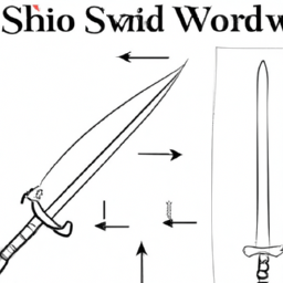 How To Draw A Sword - A Step By Step Drawing Guide - Custom Paint By Numbers