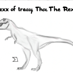 How To Draw A T-Rex - A Step By Step Drawing Guide - Custom Paint By Numbers