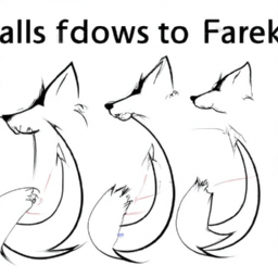 How To Draw A Tails - A Step By Step Drawing Guide - Custom Paint By Numbers