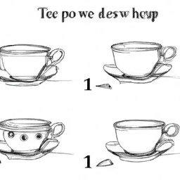 How To Draw A Teacup - A Step By Step Drawing Guide - Custom Paint By Numbers