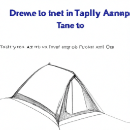 How To Draw A Tent - A Step By Step Drawing Guide - Custom Paint By Numbers