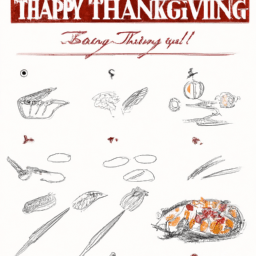 How To Draw A Thanksgiving-Ideas - A Step By Step Drawing Guide - Custom Paint By Numbers