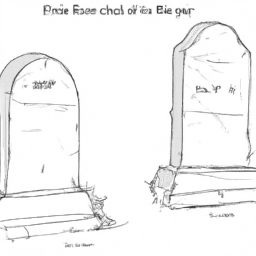 How To Draw A Tombstone - A Step By Step Drawing Guide - Custom Paint By Numbers