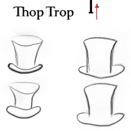 How To Draw A Top-Hat - A Step By Step Drawing Guide - Custom Paint By Numbers