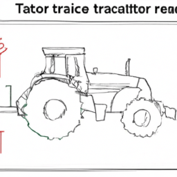 How To Draw A Tractor - A Step By Step Drawing Guide - Custom Paint By Numbers