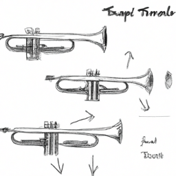 How To Draw A Trumpet - A Step By Step Drawing Guide - Custom Paint By Numbers