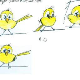 How To Draw A Tweety-Bird - A Step By Step Drawing Guide - Custom Paint By Numbers