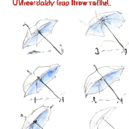 How To Draw A Umbrella - A Step By Step Drawing Guide - Custom Paint By Numbers