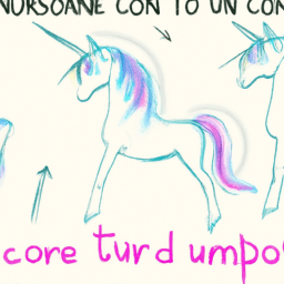 How To Draw A Unicorn - A Step By Step Drawing Guide - Custom Paint By Numbers