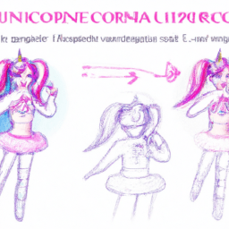 How To Draw A Unicorn-Girl - A Step By Step Drawing Guide - Custom Paint By Numbers