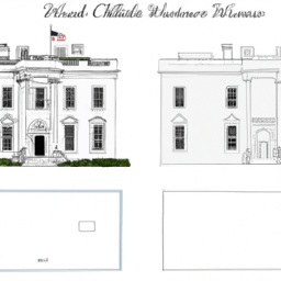 How To Draw A White-House - A Step By Step Drawing Guide - Custom Paint By Numbers