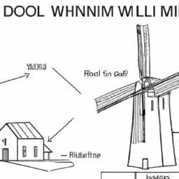 How To Draw A Windmill - A Step By Step Drawing Guide - Custom Paint By Numbers