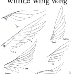 How To Draw A Wing - A Step By Step Drawing Guide - Custom Paint By Numbers