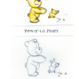 How To Draw A Winnie-The-Pooh - A Step By Step Drawing Guide - Custom Paint By Numbers