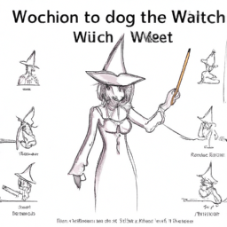 How To Draw A Witch - A Step By Step Drawing Guide - Custom Paint By Numbers