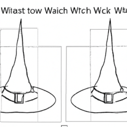 How To Draw A Witch-Hat - A Step By Step Drawing Guide - Custom Paint By Numbers